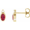 Lab-Grown Ruby | Oval | 5 x 3mm | Natural Ruby | Oval | 5 x 3mm