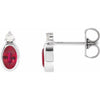 Lab-Grown Ruby | Oval | 5 x 3mm | Natural Ruby | Oval | 5 x 3mm
