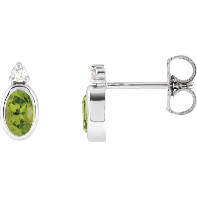 Natural Peridot | Oval | 5 x 3mm