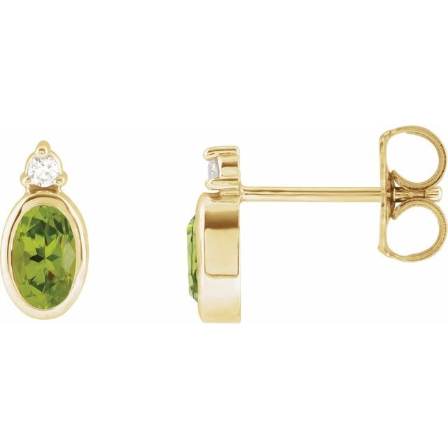 Natural Peridot | Oval | 5 x 3mm