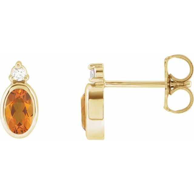 Natural Citrine | Oval | 5 x 3mm