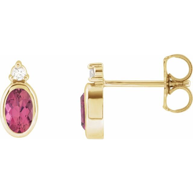 Natural Pink Tourmaline | Oval | 5 x 3mm