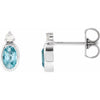Natural Blue Zircon | Oval | 5 x 3mm