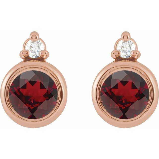 Natural Mozambique Garnet | Round | 4mm