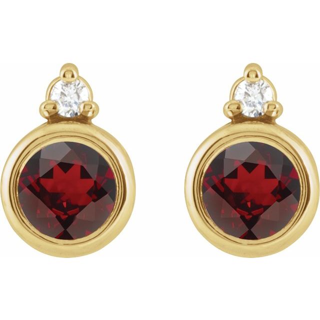 Natural Mozambique Garnet | Round | 4mm