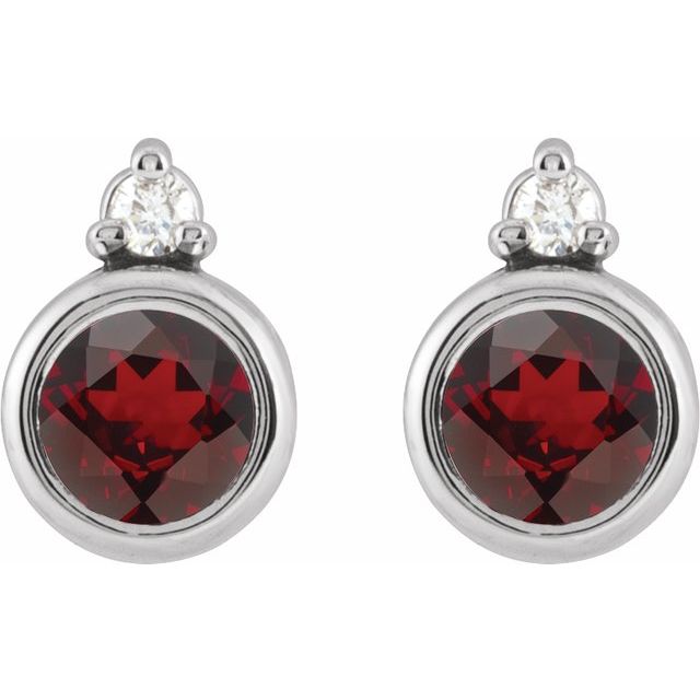 Natural Mozambique Garnet | Round | 4mm
