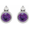Natural Amethyst | Round | 4mm