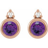 Natural Amethyst | Round | 4mm