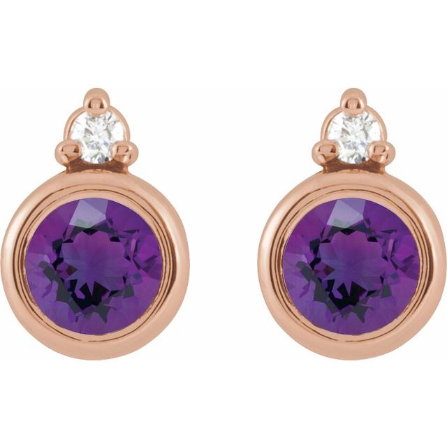 Natural Amethyst | Round | 4mm