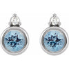 Natural Aquamarine | Round | 4mm