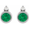 Lab-Grown Emerald | Round | 4mm | Natural Emerald | Round | 4mm