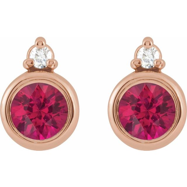 Lab-Grown Ruby | Round | 4mm | Natural Ruby | Round | 4mm