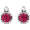 Lab-Grown Ruby | Round | 4mm | Natural Ruby | Round | 4mm