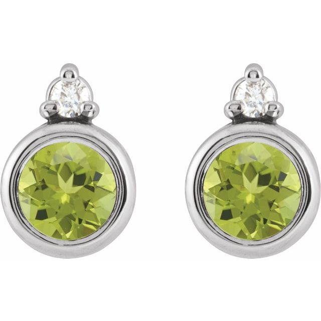 Natural Peridot | Round | 4mm