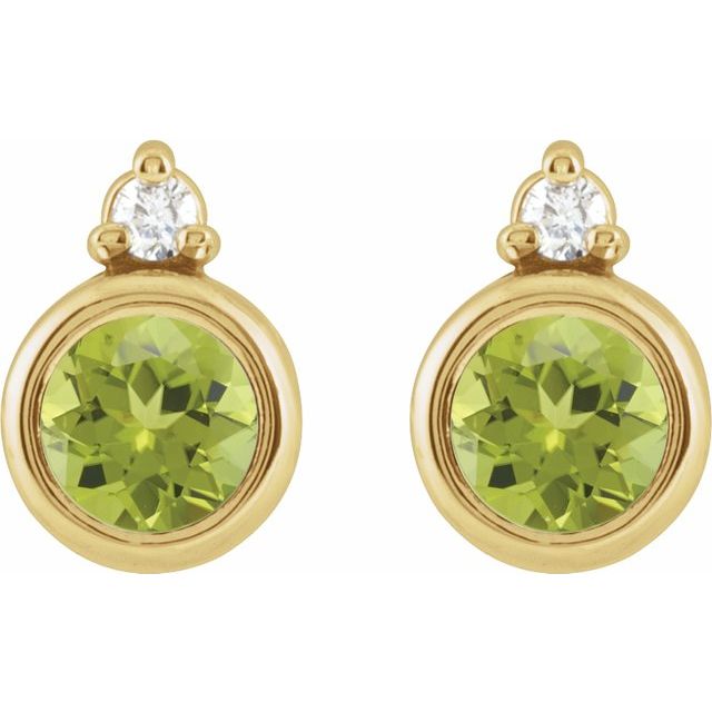 Natural Peridot | Round | 4mm