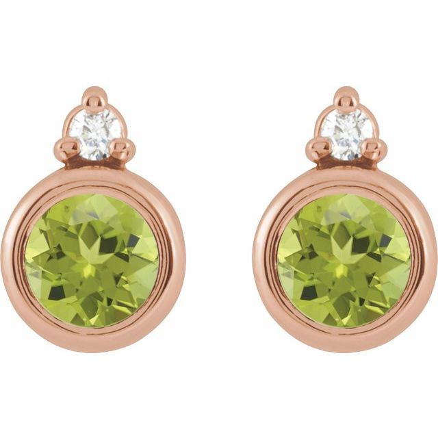 Natural Peridot | Round | 4mm