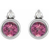 Natural Pink Tourmaline | Round | 4mm