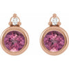 Natural Pink Tourmaline | Round | 4mm