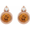 Natural Citrine | Round | 4mm