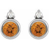 Natural Citrine | Round | 4mm