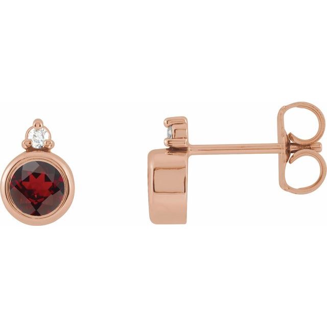 Natural Mozambique Garnet | Round | 4mm