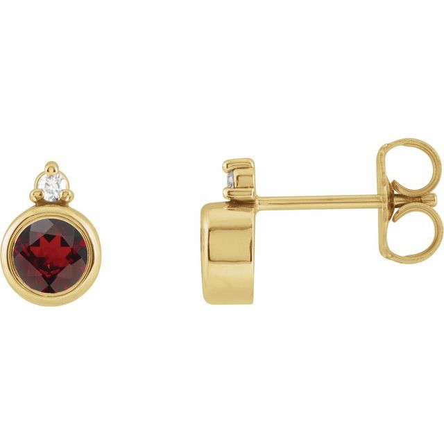 Natural Mozambique Garnet | Round | 4mm