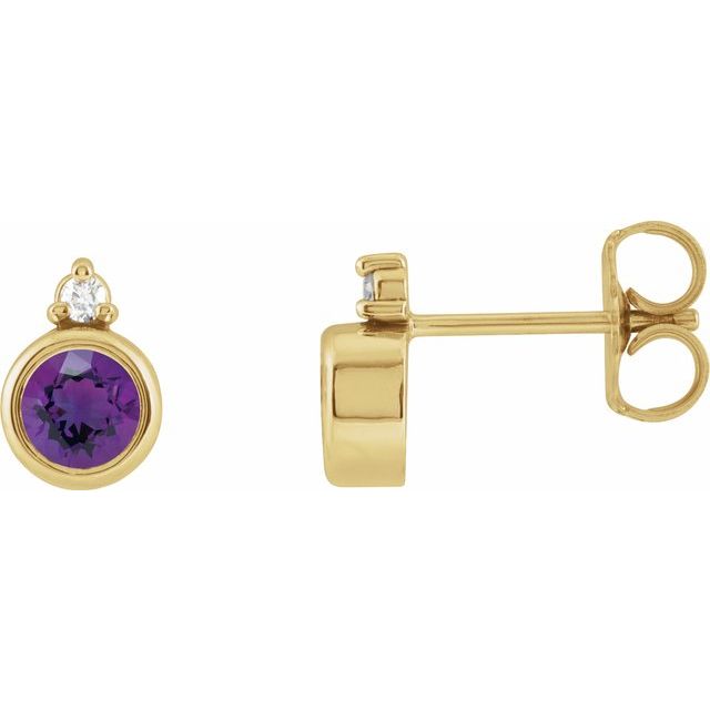 Natural Amethyst | Round | 4mm