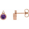 Natural Amethyst | Round | 4mm
