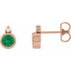 Natural Emerald | Round | 4mm | Lab-Grown Emerald | Round | 4mm