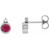 Natural Ruby | Round | 4mm | Lab-Grown Ruby | Round | 4mm