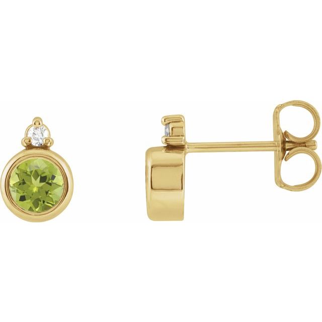 Natural Peridot | Round | 4mm