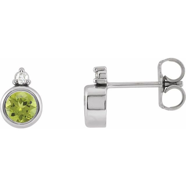 Natural Peridot | Round | 4mm