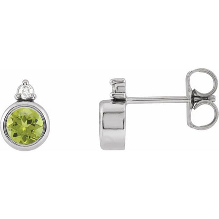 Natural Peridot | Round | 4mm