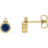 Lab-Grown Blue Sapphire | Round | 4mm | Natural Blue Sapphire | Round | 4mm