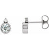 Natural White Sapphire | Round | 4mm