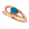 Natural London Blue Topaz | Pear | 6 x 4mm