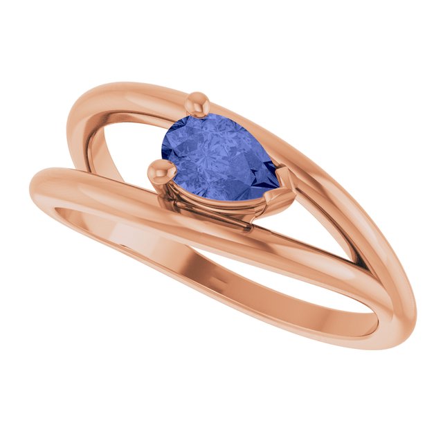 Natural Tanzanite | Pear | 6 x 4mm