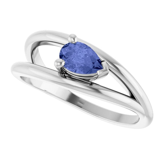 Natural Tanzanite | Pear | 6 x 4mm