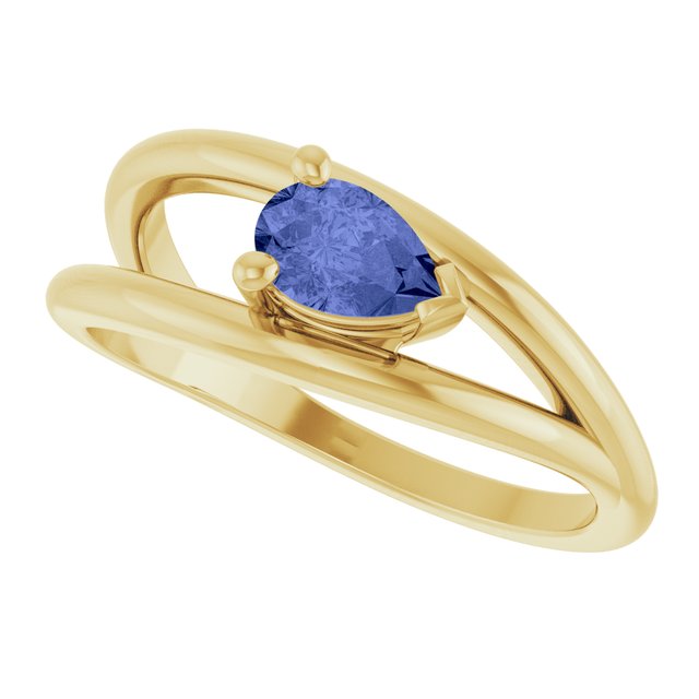 Natural Tanzanite | Pear | 6 x 4mm
