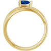 Lab-Grown Blue Sapphire | Pear | 6 x 4mm
