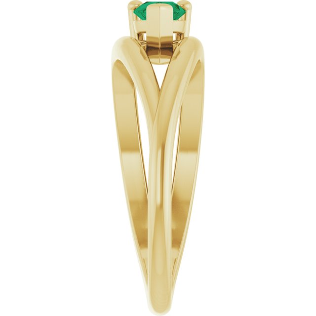 Lab-Grown Emerald | Pear | 6 x 4mm