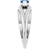 Lab-Grown Blue Sapphire | Pear | 6 x 4mm