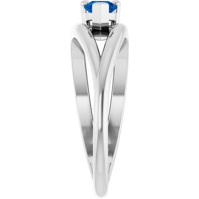 Lab-Grown Blue Sapphire | Pear | 6 x 4mm