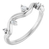 126839 / Ring / Set / 14K White / Natural Diamond / Round / Natural Diamond / Polished / .07 Ctw Natural Diamond Ring
