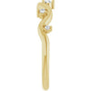 126839 / Ring / Set / 14K Yellow / Natural Diamond / Round / Natural Diamond / Polished / .07 Ctw Natural Diamond Ring