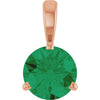 Lab-Grown Emerald | Round | 6.5mm