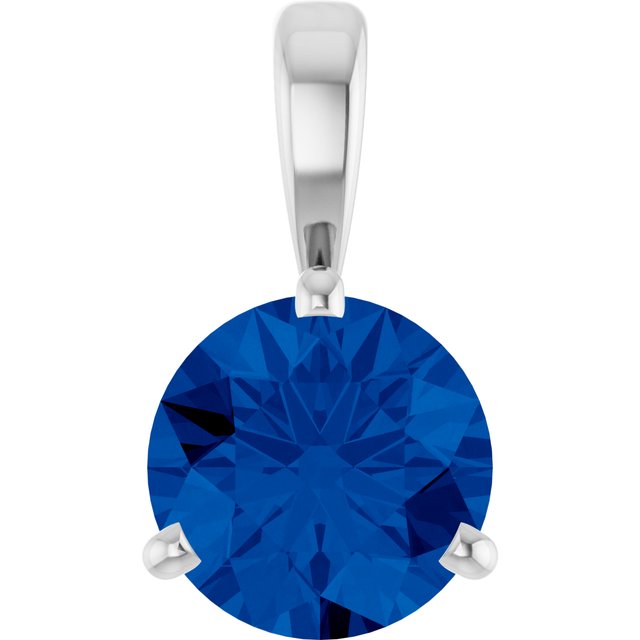 Lab-Grown Blue Sapphire | Round | 6.5mm