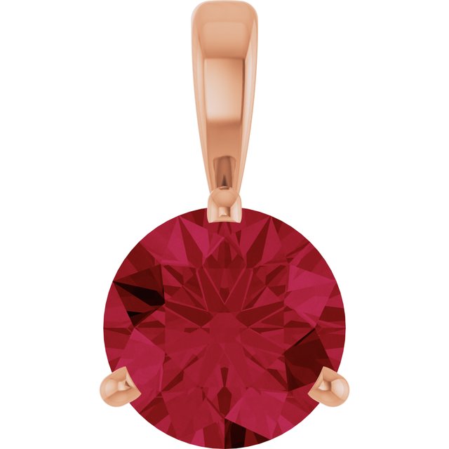 Lab-Grown Ruby | Round | 6.5mm