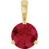 Lab-Grown Ruby | Round | 6.5mm