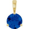 Lab-Grown Blue Sapphire | Round | 6.5mm
